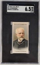1912 W.B. & H.O. WILLIS MUSICAL CELEBRITIES #26 TSCHAIKOWSKI SGC 6.5 0530358 picture