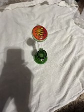 Heady Hand-Blown Glass Carb Cap with Wig Wag and Fume Work picture