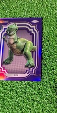 Error Card Miscut 2024 Topps Chrome Disney #74 Rex Purple Refractor /19 Not /199 picture