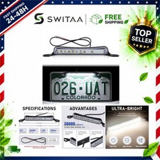 12V Universal LED License Plate Light, Ultra Bright White, Waterproof picture
