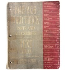 1948-1956 Ford Truck Parts and Accessories Text Catalog Vintage Manual picture