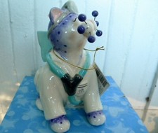   Whimsiclay Dr. Catwell + free pin $12 value. Purrfect picture