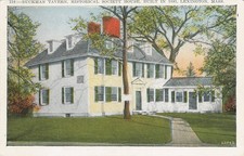 Buckman Tavern Lexington MA Postcard Historical Society House 1691 Minutemen picture
