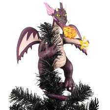 Tree Buddees Purple Fire-Breathing Dragon Mythic Christmas Tree Topper 11