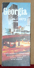 1972 Georgia Official Highway Map picture