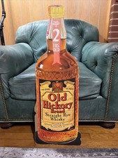 Rare Old Hickory Whisky Advertising Bottle Sign picture