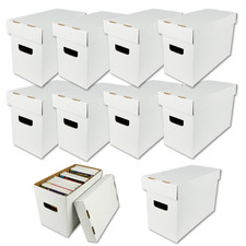 10 Short Comic Storage Boxes NEW Cardboard Max Pro Quality Archival Storage Box picture