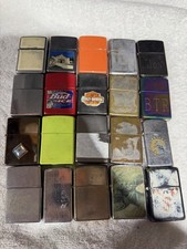 Lot Of 20 Zippo Lighter Collection Bud I’ve Harley Davidson Spectrum picture