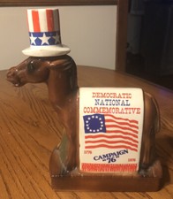 1976 Ezra Brooks Commemorative Liquor Bottle 1776-1976 Democrat Campaign picture