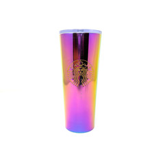 Starbucks 2019 Rainbow Iridescent Stainless Steel Tumbler 24 oz picture