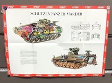 Vintage Armies & Weapons Schutzenpanzer Marder German Tank Poster A-1 picture