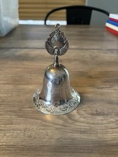 Wallace Silverplate Christmas Bell 2002 Vintage picture