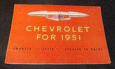 1951 Chevrolet Sales Brochure - Vintage - 1950 printing picture