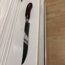 Vintage Valley Forge Carving Knife Faux Antler picture