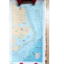Outer Banks Map - Ghost Fleet of the Outer Banks, United States (1962) Reprint picture