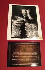 Autograph Fred Olen Ray -  8x10 With Film stack Horror Classic Look picture