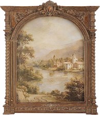 8x10 Antique Picture Frame - Bronze Arched Vintage Picture Frames 8x 10, Ornate picture