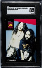 Soundgarden 1991 Pro Set Musicards RC #238 SGC 8 NMMT picture