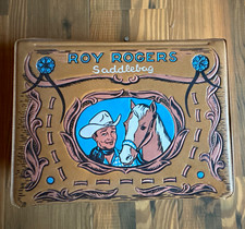 Rare 1960 Roy Rogers Saddlebag Lunch Box picture