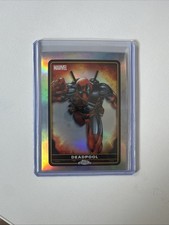 Deadpool Refractor 2025 Topps Chrome Marvel Deadpool #1 True Silver Refractor picture