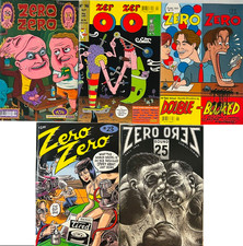 Zero Zero Lot of 5 (#s 14, 16, 17, 23 & 25) Kaz Fantagraphics 1997 - '98 picture