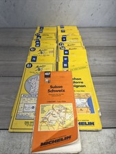 Lot Of 20 Vintage Michelin Road Maps Michelin Man VTG Maps picture