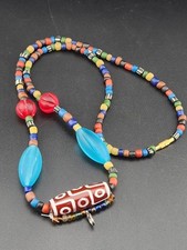 Vintage Venetian African Style Beads  genuine beautiful Necklace with zbead 13mm picture