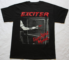 Vintage Exciter Heavy Metal Maniac _83 Black S-234XL Tee Shirt picture