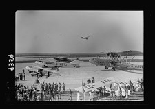 Photo:Lydda Airport Palestine 1939 Airliners Test Plane Flying School picture