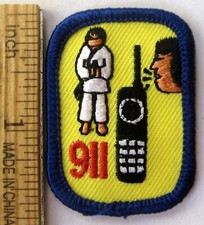 Retired Girl Scout Self YOUR BEST DEFENSE BADGE IP Interest Project Karate Patch picture
