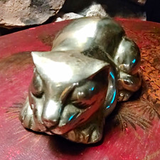 Solid Brass Sleeping Cat 5
