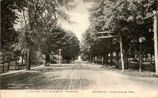 Lake Street North, North Girard, Pennsylvania PA 1907 RPPC Postcard picture