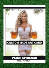 Paige Spiranac Model - Actress - Golf  Art Card picture