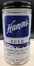 Rare Hamm's Beer Glass Salt Shaker Anderson Beverage Co Minot, North Dakota picture