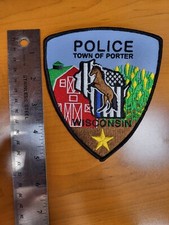 Town Of Porter  Wisconsin police patch picture