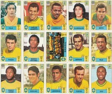 Brazil Team Set • Panini World Cup Story Sonric’s 1994 • 15 Stickers 29-43 Pele picture