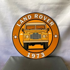 Land Rover 1973 – Heritage Adventure Edition Heavy Metal Sign  – 19.7