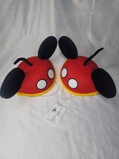 *2 New Disney Park Exclusive Mickey Mouse Ear Kids Hats Red Shorts NWT picture