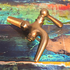 Antique Solid Brass Spigot/Tap McKenna Brothers Pittsburgh P.A.  *Rare Beauty* picture