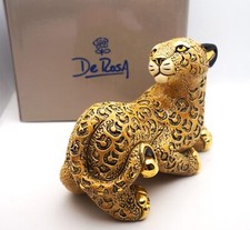 New De Rosa Rinconada Figurine Amazing Leopard Big Cat Animal DeRosa picture
