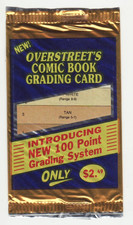 OVERSTREET’S Comic Book GRADING Card NEW