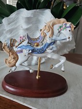Lenox Porcelain Carousel Horse Collection MILLENNIUM 2000 Wooden Base No Box picture
