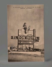 El Don Motel Banning California Vintage Postcard C.1940 picture