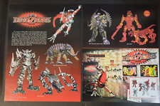 DINOZAURS Action Figures Bandai Dino Sabre ~ 2x Magazine Preview Pages/PRINT AD picture
