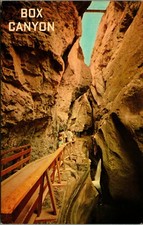 Scene Along Boardwalk Leading to Box Canyon Ouray CO Colorado UNP Postcard  picture