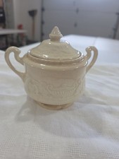 Vintage Steubenville Pottery Sugar Bowl with Lid 4