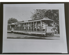 8/14/35 Connecticut Co. No 1385 Park Rd & Walter Ave Hartford Trolley Negative picture