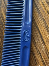 Vintage Goody Hair Pocket Comb Unbreakable Blue 8