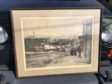 Framed Photo Print 1895 Cripple Creek Colorado Boardwalk on Bennet Ave picture