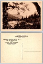 Rivière Jacques-Cartier Laurentides Park Quebec Canada Héliogravure Postcard picture